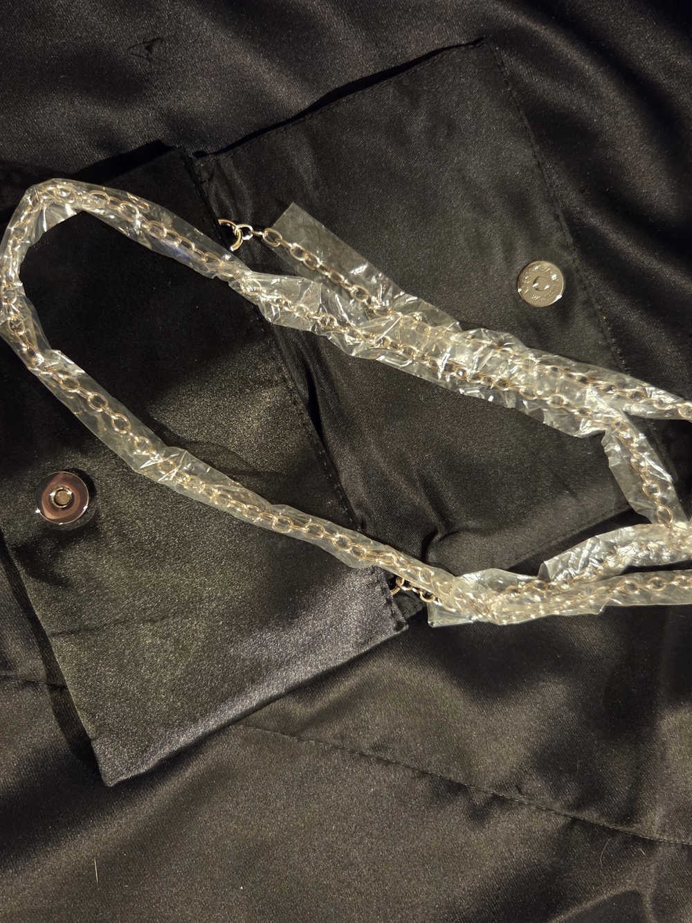 Silver Rhinestone Evening Clutch - Picture 6 of 12